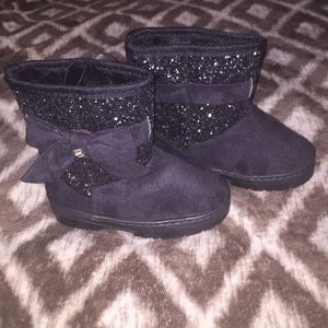 Toddler Girls Microsuede Winter Boots